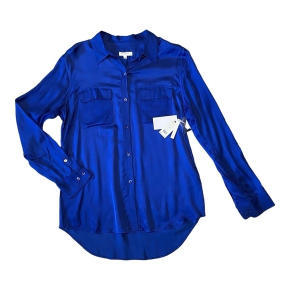 Equipment satin long sleeve shirt - Picture 4 of 8